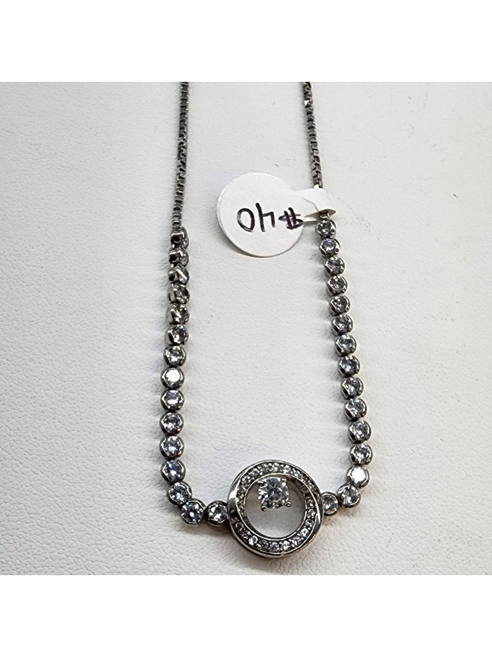 Brand New Sterling Silver 925 Round Adjustable Bracelet